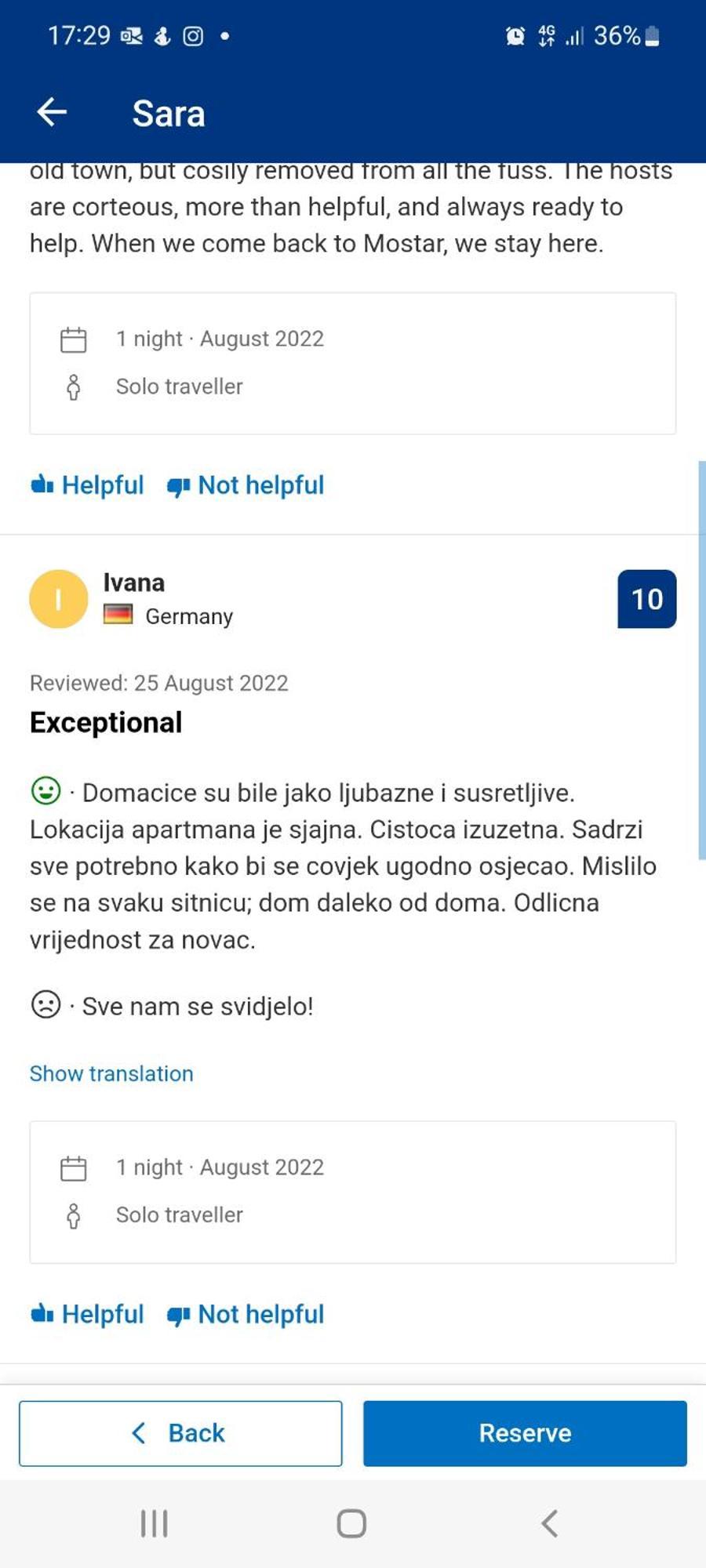 Sara Lägenhet Mostar Rum bild